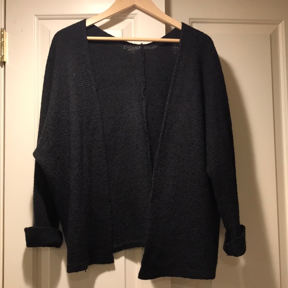 Brandy Melville Sweaters - Brandy Melville oversized black wool cardigan
